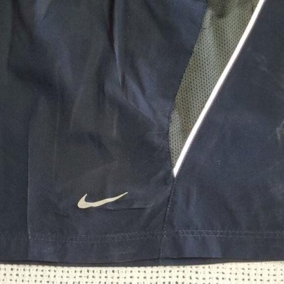 Nike DriFit Cinched Sz. S Blue Swim Trunks with Interior Pocket - Picture 6 of 12